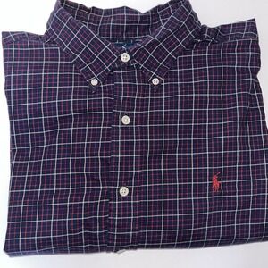 Men's Ralph Lauren Dress Shirt XXL Button Up Long Sleeve Classic Fit Preppy Pony